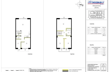 Rzut - Dom na sprzedaż 5 pokoi o powierzchni 116,1 m² - numer E1 w Rezydencja Miłosna