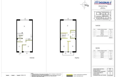 Rzut - Dom na sprzedaż 5 pokoi o powierzchni 116,1 m² - numer E2 w Rezydencja Miłosna
