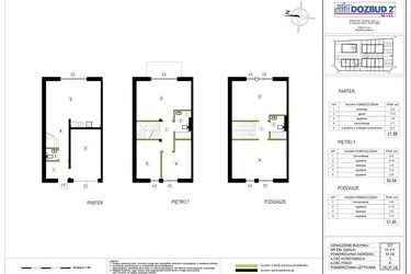 Rzut - Dom na sprzedaż 6 pokoi o powierzchni 153,97 m² - numer G1 w Rezydencja Miłosna