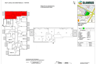 Rzut - Mieszkanie na sprzedaż 3 pokoje o powierzchni 70,85 m² - numer 1 w Osiedle Słoneczna etap 2