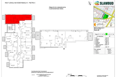 Rzut - Mieszkanie na sprzedaż 3 pokoje o powierzchni 71,04 m² - numer 32 w Osiedle Słoneczna etap 2