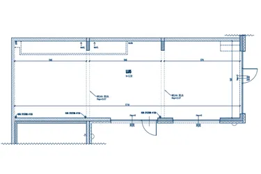 Rzut - Lokal użytkowy na sprzedaż 1 pokój o powierzchni 100,23 m² - numer LU.5 w BLISKO Apartamenty Grota