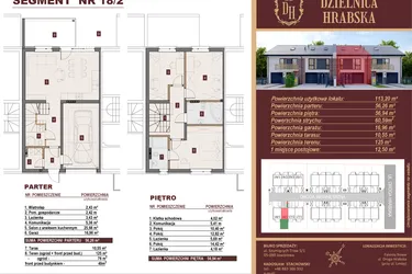 Rzut - Dom na sprzedaż 4 pokoje o powierzchni 109,84 m² - numer 18/2 w Dzielnica Hrabska etap V