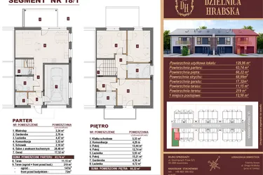 Rzut - Dom na sprzedaż 4 pokoje o powierzchni 129,96 m² - numer 18/1 w Dzielnica Hrabska etap V