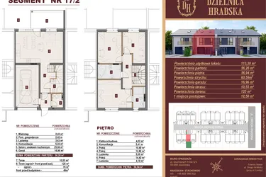 Rzut - Dom na sprzedaż 4 pokoje o powierzchni 109,84 m² - numer 17/2 w Dzielnica Hrabska etap V