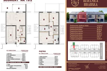Rzut - Dom na sprzedaż 4 pokoje o powierzchni 109,84 m² - numer 19/2 w Dzielnica Hrabska etap V