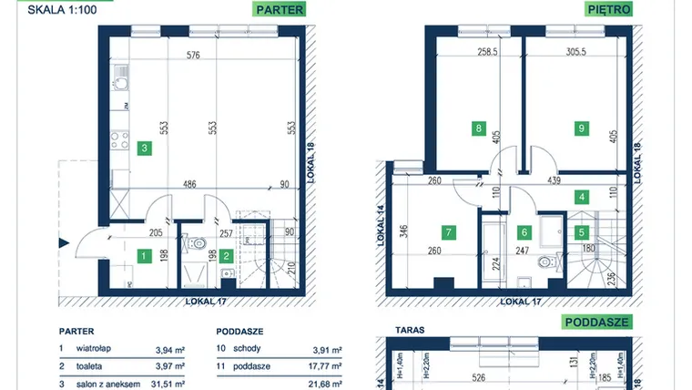 Rzut - Dom na sprzedaż 5 pokoi o powierzchni 105,95 m² - numer 16 w Vista Forest