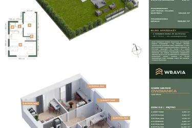 Rzut - Dom na sprzedaż 5 pokoi o powierzchni 106,08 m² - numer C2 w Dobre Miejsce Owsianka
