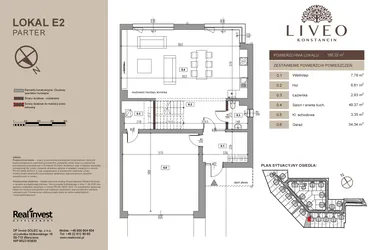 Rzut - Dom na sprzedaż 5 pokoi o powierzchni 185,22 m² - numer E2 w Liveo Konstancin