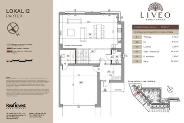 Rzut - Dom na sprzedaż 5 pokoi o powierzchni 185,22 m² - numer I2 w Liveo Konstancin