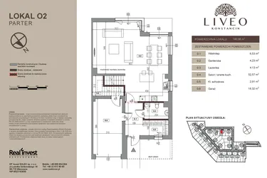 Rzut - Dom na sprzedaż 5 pokoi o powierzchni 160,66 m² - numer O2 w Liveo Konstancin