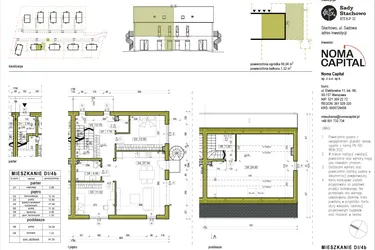 Rzut - Mieszkanie na sprzedaż 4 pokoje o powierzchni 97,34 m² - numer DI.4b w Sady Stachowo etap II