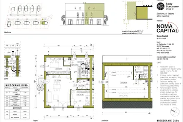 Rzut - Mieszkanie na sprzedaż 4 pokoje o powierzchni 97,34 m² - numer DI.9b w Sady Stachowo etap II