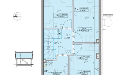 Rzut - Dom na sprzedaż 4 pokoje o powierzchni 74,16 m² - numer 57 w Boska Ksawerowska 2 etap 4