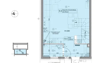 Rzut - Dom na sprzedaż 4 pokoje o powierzchni 74,16 m² - numer 60 w Boska Ksawerowska 2 etap 4