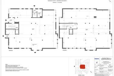 Rzut - Lokal użytkowy na sprzedaż 2 pokoje o powierzchni 983,73 m² - numer UH 2 w Szumilas