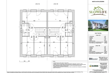 Rzut - Dom na sprzedaż 4 pokoje o powierzchni 96,04 m² - numer 16B w Osiedle Slow Life etap 2