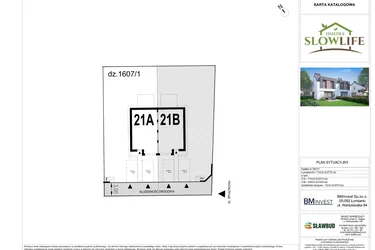Rzut - Dom na sprzedaż 4 pokoje o powierzchni 96,02 m² - numer 21B w Osiedle Slow Life etap 2