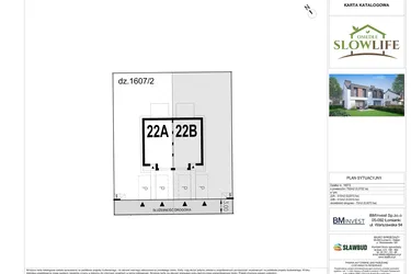 Rzut - Dom na sprzedaż 4 pokoje o powierzchni 96,03 m² - numer 22B w Osiedle Slow Life etap 2