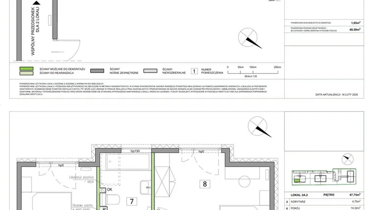 Rzut - Dom na sprzedaż 4 pokoje o powierzchni 98,86 m² - numer 3A.2 w Wawer Park II