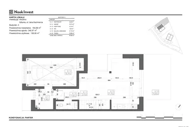 Rzut - Dom na sprzedaż 5 pokoi o powierzchni 136,85 m² - numer A w Domy z ogrodami w Gdyni