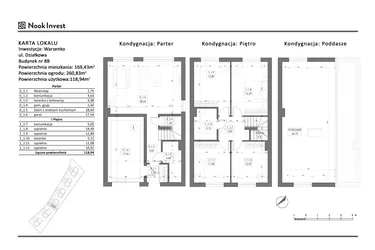 Rzut - Dom na sprzedaż 6 pokoi o powierzchni 118,94 m² - numer 8B w Domy nad jeziorem w Warzenku