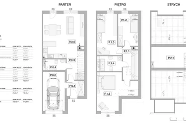 Rzut - Dom na sprzedaż 4 pokoje o powierzchni 129,62 m² - numer 9A w Słoneczne Juszkowo