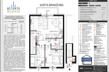 Rzut - Mieszkanie na sprzedaż 3 pokoje o powierzchni 55,53 m² - numer B2-2 w Bliskie Błonie - Bud. B