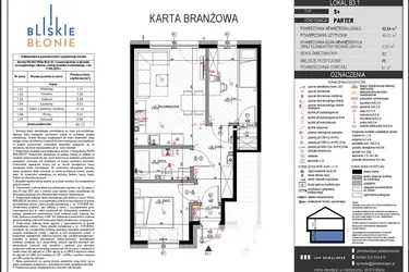 Rzut - Mieszkanie na sprzedaż 3 pokoje o powierzchni 49,12 m² - numer B3-1 w Bliskie Błonie - Bud. B
