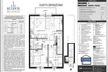 Rzut - Mieszkanie na sprzedaż 3 pokoje o powierzchni 55,53 m² - numer B3-2 w Bliskie Błonie - Bud. B
