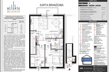 Rzut - Mieszkanie na sprzedaż 3 pokoje o powierzchni 55,53 m² - numer B4-2 w Bliskie Błonie - Bud. B
