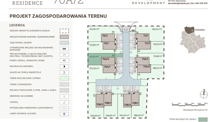 Rzut - Dom na sprzedaż 5 pokoi o powierzchni 125,82 m² - numer 70A_2 w Juranda Residence