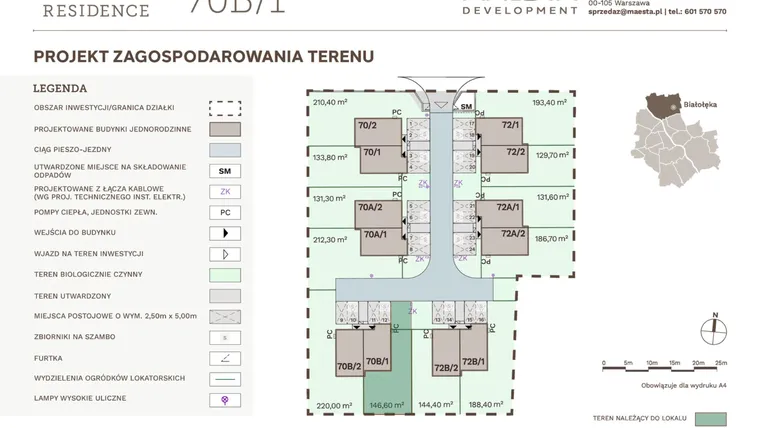 Rzut - Dom na sprzedaż 5 pokoi o powierzchni 123,23 m² - numer 70B_1 w Juranda Residence