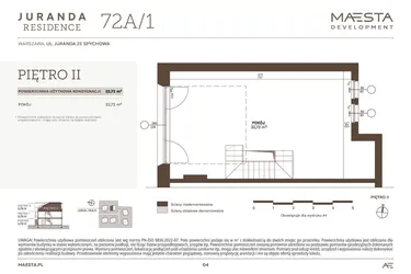 Rzut - Dom na sprzedaż 5 pokoi o powierzchni 123,23 m² - numer 72A_1 w Juranda Residence