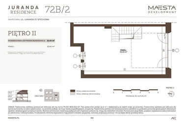 Rzut - Dom na sprzedaż 5 pokoi o powierzchni 125,82 m² - numer 72B_2 w Juranda Residence