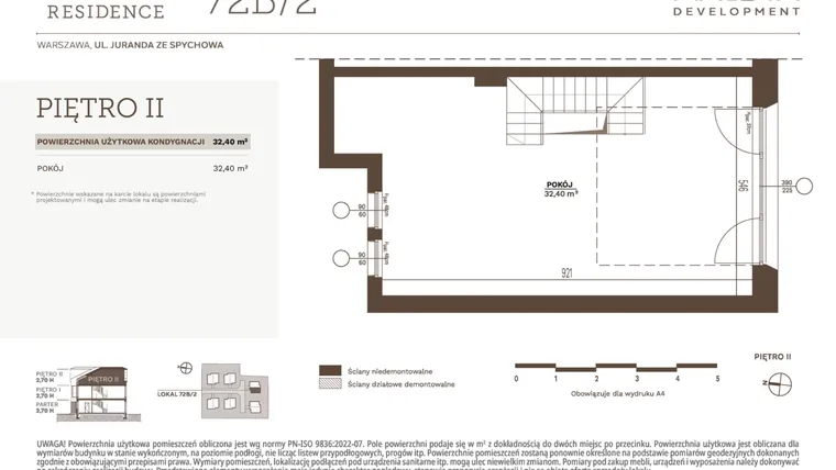 Rzut - Dom na sprzedaż 5 pokoi o powierzchni 125,82 m² - numer 72B_2 w Juranda Residence