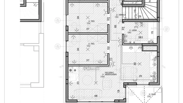 Rzut - Mieszkanie na sprzedaż 4 pokoje o powierzchni 62,96 m² - numer L6.2 w HEJ! Baniocha L