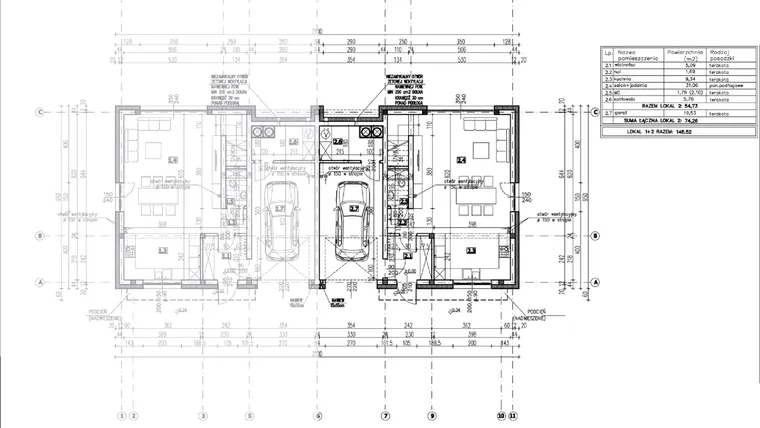Rzut - Dom na sprzedaż 5 pokoi o powierzchni 150,82 m² - numer 3.2 w Zielony Zakątek Hipolitów