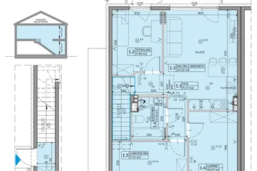 Rzut - Mieszkanie na sprzedaż 4 pokoje o powierzchni 64,03 m² - numer 11B w Domy na Witosa etap 3A i 3B