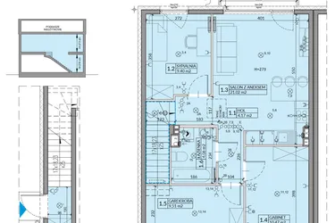 Rzut - Mieszkanie na sprzedaż 4 pokoje o powierzchni 64,03 m² - numer 13B w Domy na Witosa etap 3A i 3B
