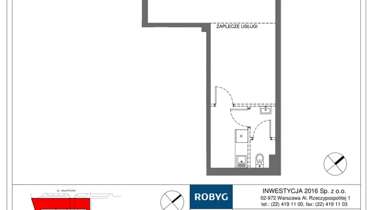 Rzut - Lokal użytkowy na sprzedaż 1 pokój o powierzchni 40,26 m² - numer RM/2B/L/0/LU1 w Rytm Mokotowa - etap 2B