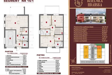 Rzut - Dom na sprzedaż 4 pokoje o powierzchni 125,79 m² - numer 16/1 w Dzielnica Hrabska VI