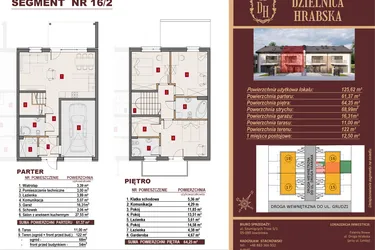 Rzut - Dom na sprzedaż 4 pokoje o powierzchni 125,62 m² - numer 16/2 w Dzielnica Hrabska VI