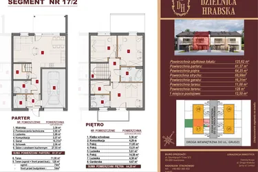 Rzut - Dom na sprzedaż 4 pokoje o powierzchni 125,62 m² - numer 17/2 w Dzielnica Hrabska VI