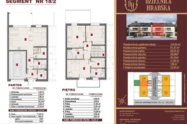 Rzut - Dom na sprzedaż 4 pokoje o powierzchni 125,62 m² - numer 18/2 w Dzielnica Hrabska VI