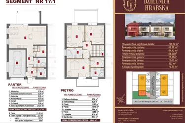 Rzut - Dom na sprzedaż 4 pokoje o powierzchni 125,79 m² - numer 17/1 w Dzielnica Hrabska VI