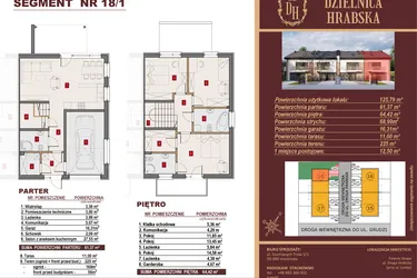 Rzut - Dom na sprzedaż 4 pokoje o powierzchni 125,79 m² - numer 18/1 w Dzielnica Hrabska VI