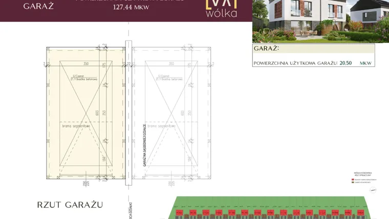 Rzut - Dom na sprzedaż 5 pokoi o powierzchni 127,44 m² - numer F1 w Nova Wólka