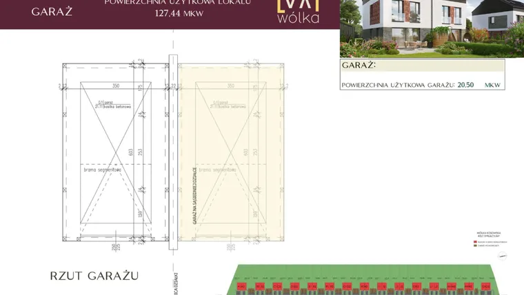 Rzut - Dom na sprzedaż 5 pokoi o powierzchni 127,44 m² - numer H2 w Nova Wólka