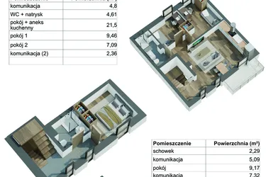Rzut - Mieszkanie na sprzedaż 4 pokoje o powierzchni 77,3 m² - numer B2/lokal 2-04 w Broniewskiego 20